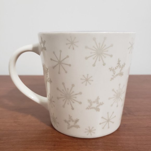 Rare Vintage Starbucks Mug Holiday 2006 Collectable Snowflake Design Purple 17oz - Picture 3 of 6